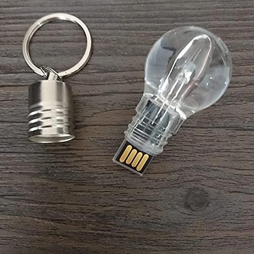 N/A נורת LED כחולה דגם נורת USB כונן הבזק 2.0 16GB 8GB 32GB 4GB 64GB USB מתנות יצירתיות דיסק אחסון פלאש