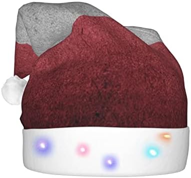 רטרו אוסטריה דגל מצחיק מבוגרים קטיפה סנטה כובע אור עד חג המולד כובע לנשים & מגבר; גברים חג המולד חג כובע