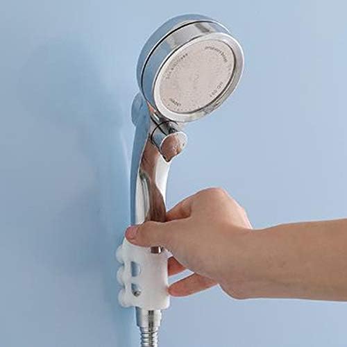 ZLDXDP 2 PCS מחזיק ראש מקלחת לשימוש חוזר לשימוש חוזר של כוס יניקה תושבת מקלחת