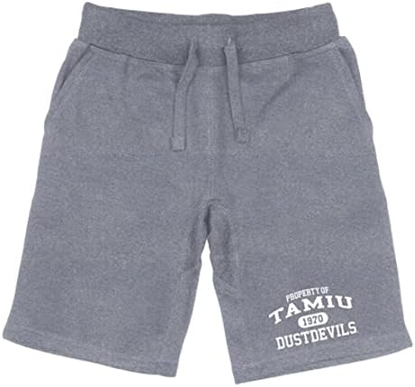 W רפובליקה טקסס A&M אוניברסיטת בינלאומית DustDevils מכללת רכוש מכנסיים קצרים בגיזה