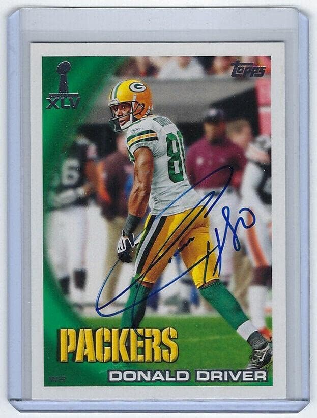 2011 Packers Donald Driver חתום TOPP