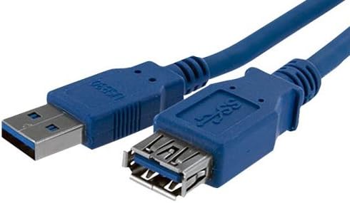 C&E 3 חבילה USB 3.0 זכר לכבל הרחבה נקבה 10 מטר כחול, CNE464041