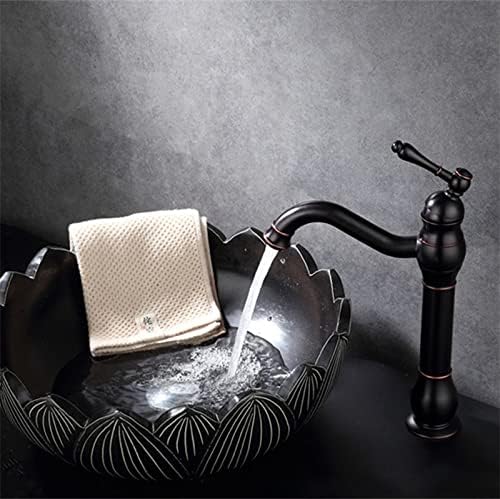 ברזי אמבטיה נחושת קרים חמים מקסייר מים ברז אגן ברזים שמן פליז שפשף ברונזה שחור ברז