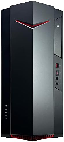 Acer Nitro 50 N50 מחשב שולחני משחק-Gen Intel Core 12th I7-12700 12 ליבות עד 4.90 GHz מעבד, 16 ג'יגה-בייט,