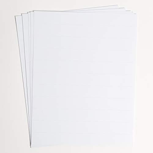 מותגים מגנטי כרטיס מחזיק נייר הכנס מילוי, כרטיסי נתונים, 1, לבן, 10 חבילה