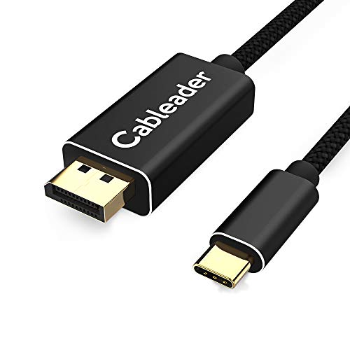 USB C ל- DisplayPort 4K@60Hz 2K@144Hz כבל, USB C לתאם DP תואם עבור MacBook Pro/MacBook Air/iPad Pro/Surface