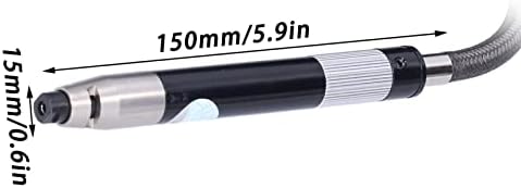 טחינה פנאומטית עט מטחנת אוויר מתכווננת ערכת כלי ליטוש ניידים מתכווננת KP -6091, חליפות לטחינה, חריטה