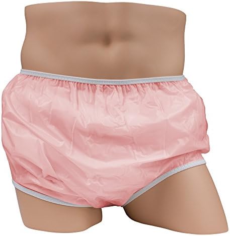 מכנסי פלסטיק ויניל מבוגרים של Leakmaster - מכנסי פלסטיק ויניל - רכים, שקטים ויוצרים בריחת שתן מתאימים כיסויי חיתול