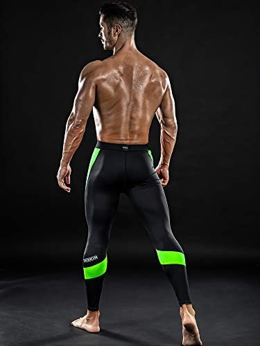 גברים של דחיסת מכנסיים גרביונים חותלות ספורט שכבה בסיסית ריצה אימון פעיל כושר יוגה מגניב יבש