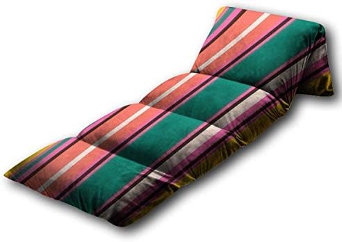 כרית רצפה לילדים Bedretro בצבע צבעוני חלקים חלקים חלקים דפוס תקציר מיטת רצפה וקטור ， מחצלת שינה ניידת למשחקי