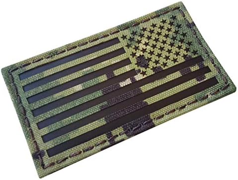 AOR2 IR ארהב אמריקאית דגל הפוך 2x3.5 NWU סוג III חיל הים חותם כוכבי Devgru ופסים מורל מגע טלאי אטב