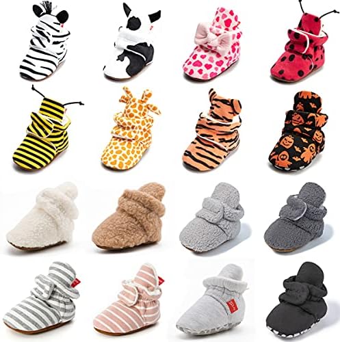 OHSOFY יילוד תינוקות כותנה שלל נשארים על נעלי הנעליים נעליים רכות חמות חורמות ללא תינוקות מגפי קרסול נעלי עריסה