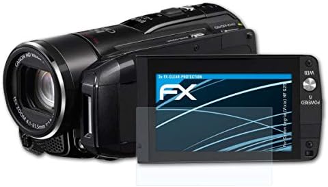 סרט הגנת המסך של Atfolix התואם למגן המסך של Canon Legria HF G25, סרט מגן אולטרה-ברור FX