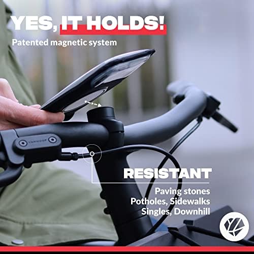 צורת לב-מגנטי אופני טלפון מחזיק / אנטי רטט / עמיד למים טלפון מחזיק עבור אופני / 360