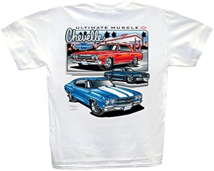 חולצת טריקו לשרירים של Chevelle Ultimate:-SS 65 67 70 Chevy Z-16 SS396 SS454