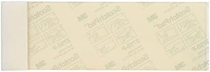 Scotch 3750P2CR מעטפה/רצועות קלטת איטום חבילה, 2 אינץ 'x 6 אינץ', ברור, 50/חבילה