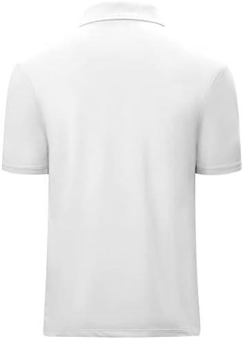 חולצות פולו של Secood לגברים שרוול קצר חולצת גולף מזדמנים לחות לחולצות טניס ספורט