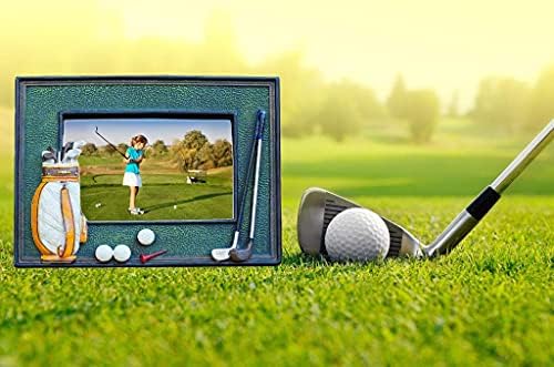 מסגרת צילום גולף אופנה 3D 3D מתנות גולף ייחודיות בעבודת יד לאב גולף/גברים/נשים/אבא/אמא