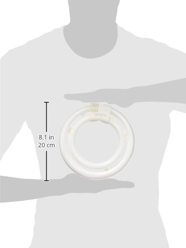מנורת מעגל, 150 וואט שווה ערך, לבן מגניב, מנורת מעגל ט6