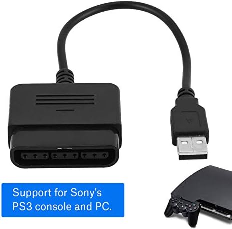 PCConverterConverter עבור Sony PlayStation Controller 2PS2 לממיר מתאם USB עבור PS3 ו- Windows