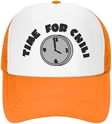 זמן עבור צ ' ילי כובע יוניסקס למבוגרים נהג משאית כובעי מתכוונן כובע למבוגרים קלאסי דיג כובעים