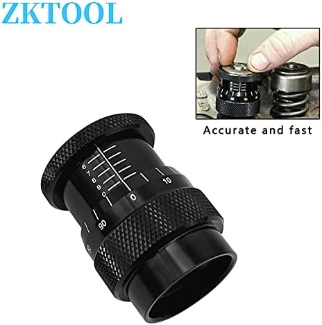 ZKTool 4929 שסתום גובה קפיץ מיקרומטר כלי מדידה, 1.600-2.200 אינץ 'טווח גובה 0.001 דיוק מכסה את רוב מנוע ה- V8, אלומיניום