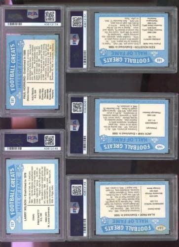 1988 Swell 127 לארי ווילסון Auto חתום כרטיס חתימה PSA/DNA כדורגל NFL COA - כרטיסי כדורגל עם חתימה NFL