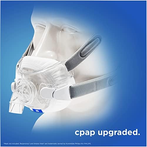 Resplabs ספינות מסכת CPAP - מסכות CPAP מלאות של פנים מלאות, אניה סגנון תצוגה של AMARA, קטנה - 4 חבילות