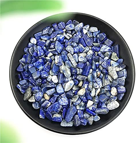 Qiaonnai ZD1226 3 גודל 50 גרם כחול טבעי לפיס Lazuli קוורץ קריסטל אבני חצץ מלוטשות דגימות קיוותות טבעיות ומינרלים אבנים מפותלות