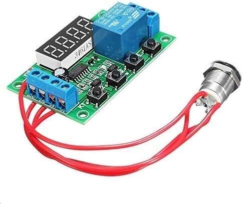 ZYM119 מודול ממסר מתג כפתור מגע בלחץ מסר תזמון