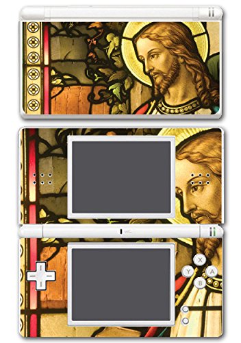 ישו הנוצרי הנוצרי יפה מוכתם זכוכית אמנות וידאו משחק ויניל מדבקות עור מדבקת כיסוי עבור נינטנדו לייט מערכת