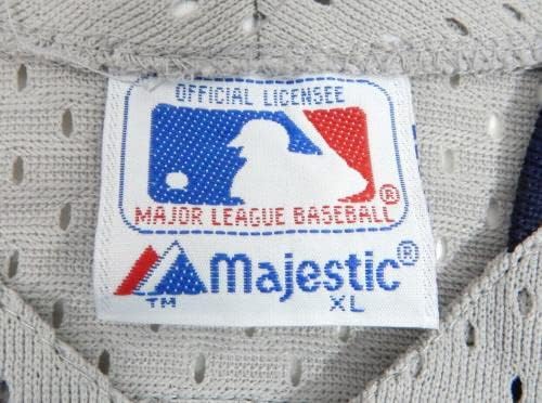 משנות התשעים של דטרויט טייגרס משחק ריק הונחה אפור ג'רזי תרגול תרגול XL 787 - משחק השתמשו ב- MLB גופיות
