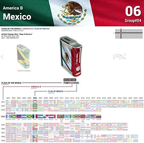 מיקרוסופט אקסבוקס 360 עיצוב עור דגל של מקסיקו מדבקות מדבקה עבור אקסבוקס 360