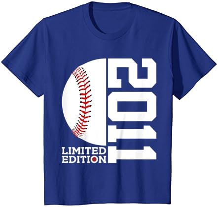 יום הולדת 12 בייסבול מהדורה מוגבלת 2011 חולצת טריקו