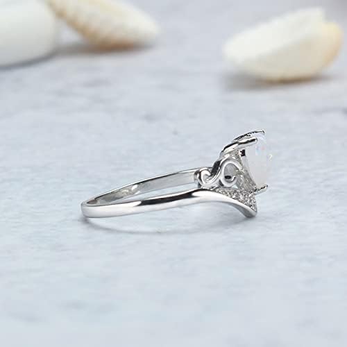 2023 טבעת בצורת לב תכשיטים חדשים לב תכשיטים גברת צבעונית גברת תכשיטים לבת טבעת ובת שיא