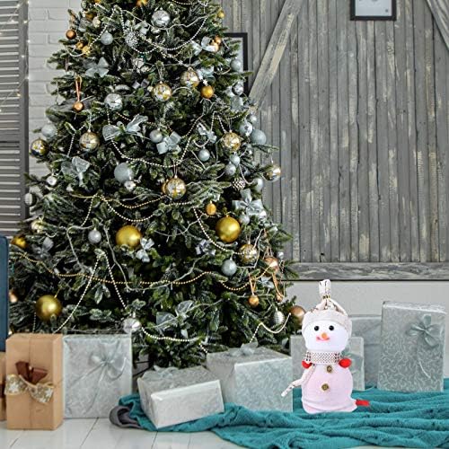 Bettoyard חג המולד שלג שלג שקיות מתנה לריכת מתנה לטובות מסיבות חג וקישוטי עץ חג המולד מתייחסים לקישוטים לחג המולד ממתקים