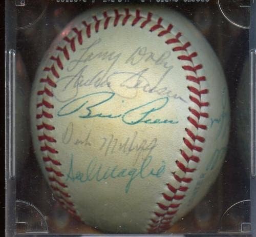 בייסבול Hofers & Stars חתמו על Oal Macphail Baseball 17 חתימות JSA LOA - כדורי בייסבול חתימה