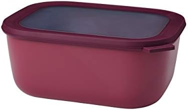 Mepal cirqula מלבני Multi Bowl 3000 מל Nordic Berry-Food-Hood Box-Stackable-Disswasher Safe
