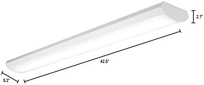 מטאלוקס 4 וואט 3240 ר 3.58 רגל. גוף תאורה משולב ליניארי בעל פרופיל נמוך לבן ב-3400 לומן, 4000 קראט מעטפת לד קרירה וניתנת
