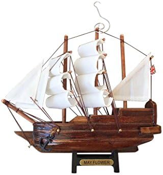 מעץ Mayflower Ship Ship קישוט עץ חג המולד - קישוט ימי - TRE