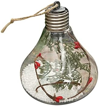 זמן קרוב למנורת LED שקופה נורה שטוחה נורה חג המולד מנורת בקבוק בקבוק קישוט יצירתי DIY מסיבת יום הולדת ציוד עץ חג המולד קישוט