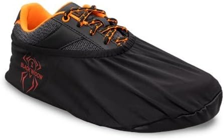מוצרי באולינג פטיש כיסויי נעליים אלמנה שחורה- 1 זוג LG/XL
