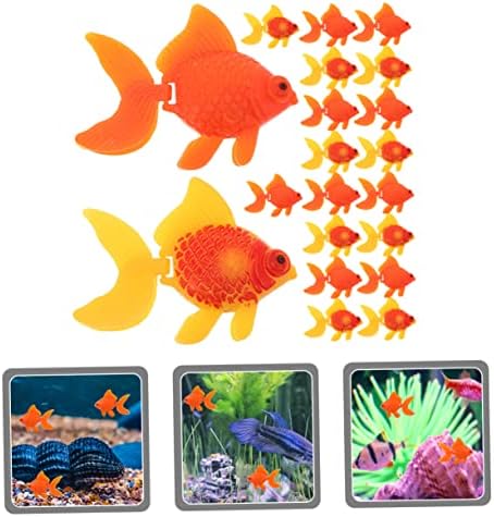 יארדווה מלאכותי דג זהב אקווריום אביזרי פלסטיק 100 יחידות