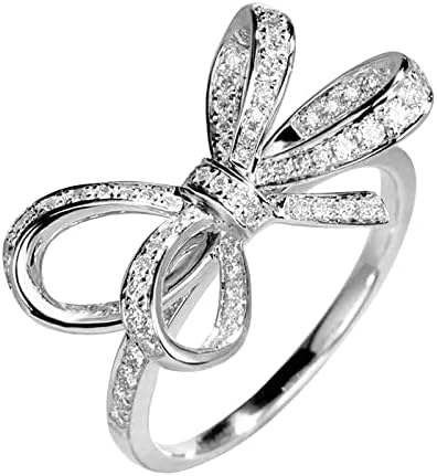 2023 מנות של טבעת קשת יהלום של נשים מתנות תכשיטים מתנות טבעות רוחניות לנשים
