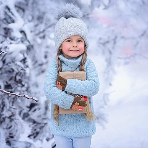 כפפות שלג כפפות תינוקות כפיות חורפיות חורפי סקי חמים לילדים כפפות תינוקות בנות כפפות שזה עתה נולדו לבנים