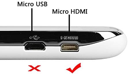 Chenyang Cy Micro Hdmi זכר ל- HDMI מתאם כבלים נקבה, נקבה HDMI למיקרו HDMI כבל זכר למצלמת HDTV 10 סמ