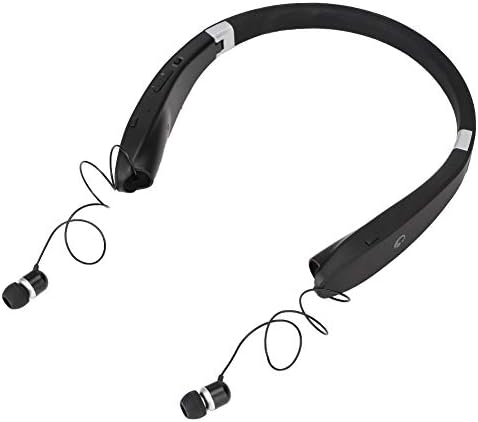 SX-991 Bluetooth אלחוטית אלחוטית אוזניים של צוואר צוואר, אוזניות טלסקופיות מסוג צוואר מתקפל, הפחתת רעש בפס רחב של CVC, חיבור