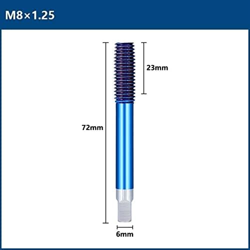 Sharrb ללא צורה ללא צורה ברצי M2-M12 חוט מצופה כחול ברז מטרי ברז מקדח ברזים 1 pcs
