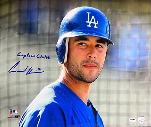 Andre Ethier Los Angeles Dodgers חתום תמונה 16x20 PSA 4A64473 - תמונות MLB עם חתימה