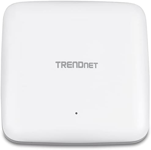 Trendnet AX1800 פס כפול WiFi 6 POE + נקודת גישה, 1201 מגהביט לשנייה WiFi AX + 576 מגהביט לשנייה WiFi N, Mu-Mimo,